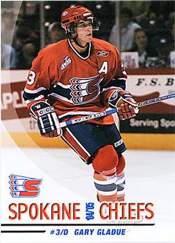 2004-05 Grandstand Spokane Chiefs (WHL) #NNO Gary Gladue Front