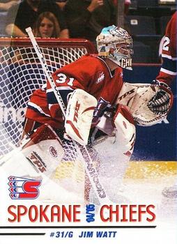 2004-05 Grandstand Spokane Chiefs (WHL) #NNO Jim Watt Front