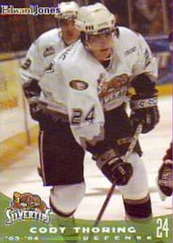 2003-04 Grandstand Everett Silvertips (WHL) #NNO Cody Thoring Front