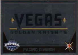 2017-18 Panini Stickers #416 Vegas Golden Knights Logo Front