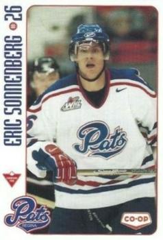 2001-02 Canadian Tire Regina Pats (WHL) #NNO Eric Sonnenberg Front