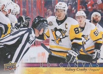 2017-18 Upper Deck - UD Canvas #C66 Sidney Crosby Front