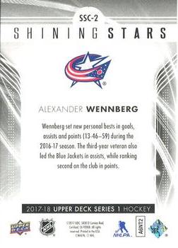 2017-18 Upper Deck - Shining Stars Red #SSC-2 Alexander Wennberg Back