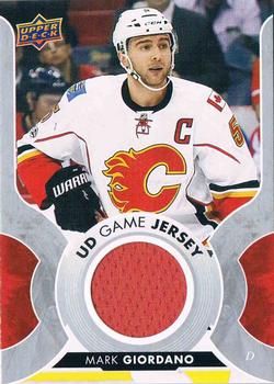 2017-18 Upper Deck - UD Game Jerseys #GJ-MG Mark Giordano Front