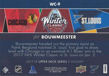 2017-18 Upper Deck - NHL Winter Classic Jumbo #WC-9 Jay Bouwmeester Back