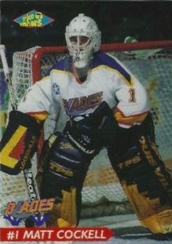 1996-97 Saskatoon Blades (WHL) #NNO Matt Cockell Front