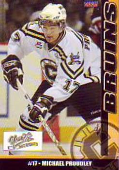 2007-08 Choice Chilliwack Bruins (WHL) #6 Mike Proudley Front