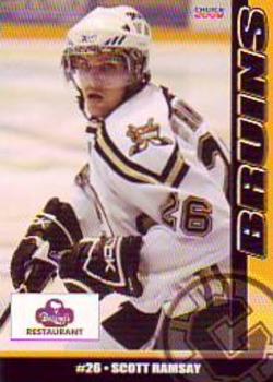 2007-08 Choice Chilliwack Bruins (WHL) #18 Scott Ramsay Front
