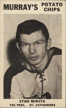 1956-57 Murray's Potato Chips St. Catharines Teepees (OHA) #NNO Stan Mikita Front