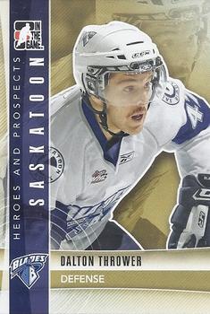 2011-12 In The Game Heroes & Prospects Update #238 Dalton Thrower Front