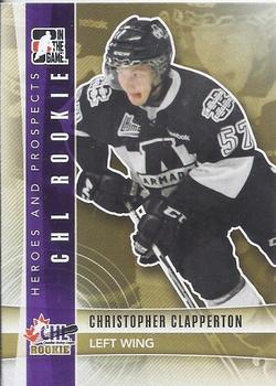 2011-12 In The Game Heroes & Prospects Update #241 Christopher Clapperton Front