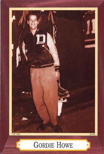 1995-96 Parkhurst 1966-67 - Gordie Howe BeeHive #NNO Gordie Howe Front
