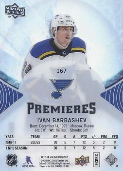 2017-18 Upper Deck Ice #167 Ivan Barbashev Back