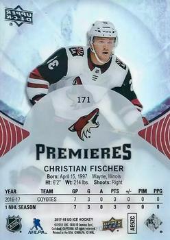 2017-18 Upper Deck Ice #171 Christian Fischer Back