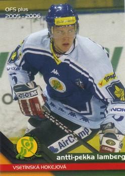 2005-06 Czech OFS #219 Antti-Pekka Lamberg Front