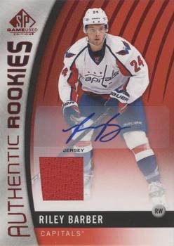 2017-18 SP Game Used - Red Autographed Jerseys #131 Riley Barber Front