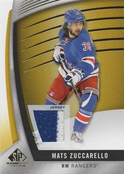 2017-18 SP Game Used - Gold Jerseys #27 Mats Zuccarello Front