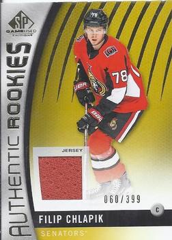 2017-18 SP Game Used - Gold Jerseys #129 Filip Chlapik Front