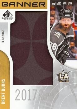 2017-18 SP Game Used - Banner Year 2017 All-Star Game #BAS-BB Brent Burns Front