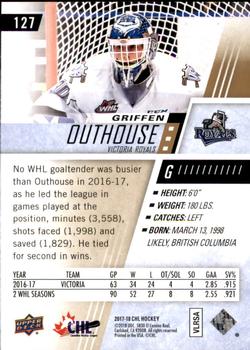 2017-18 Upper Deck CHL #127 Griffen Outhouse Back