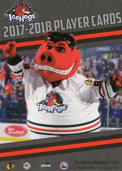 2017-18 Rockford Register Star Rockford IceHogs (AHL) #NNO Title Card Front
