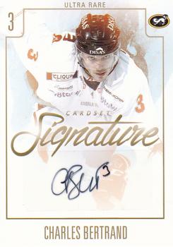 2017-18 Cardset Finland - Ultra Rare Signature (Series Two) #NNO Charles Bertrand Front