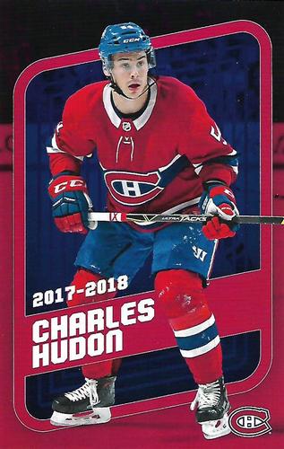 2017-18 Montreal Canadiens #NNO Charles Hudon Front