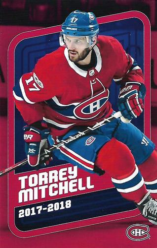 2017-18 Montreal Canadiens #NNO Torrey Mitchell Front
