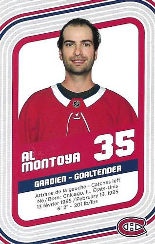 2017-18 Montreal Canadiens #NNO Al Montoya Back