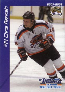 2007-08 Ford Knoxville Ice Bears (SPHL) #NNO Chris Affinati Front