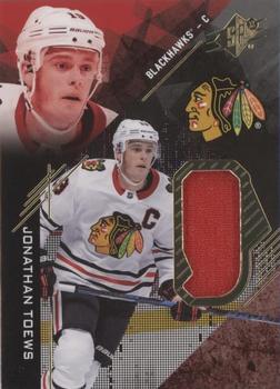 2017-18 SPx - Material Jersey #5 Jonathan Toews Front