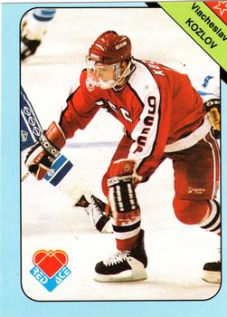 1992 Red Ace Russian Hockey Stars #18 Viacheslav Kozlov Front