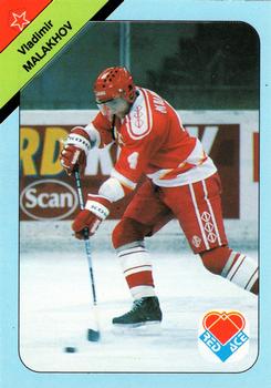 1992 Red Ace Russian Hockey Stars #28 Vladimir Malakhov Front
