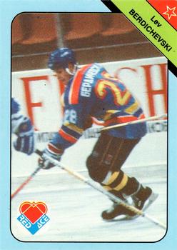 1992 Red Ace Russian Hockey Stars #32 Lev Berdichevski Front