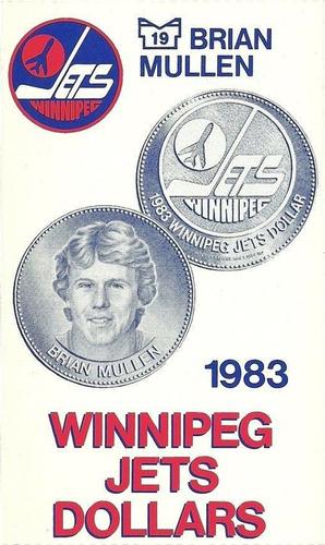 1983 Winnipeg Jets Dollars #H10 Brian Mullen Front