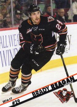 2016-17 Calgary Hitmen (WHL) #21 Brady Reagan Front
