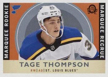 2017-18 Upper Deck - 2017-18 O-Pee-Chee Update Retro #618 Tage Thompson Front