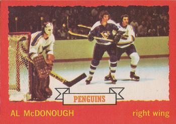 1973-74 O-Pee-Chee - Light Backs #89 Al McDonough Front