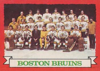 1973-74 O-Pee-Chee - Light Backs #93 Bruins Team Front