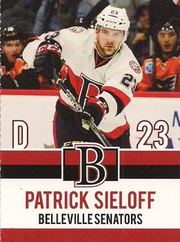 2017-18 Belleville Senators (AHL) #8 Patrick Sieloff Front