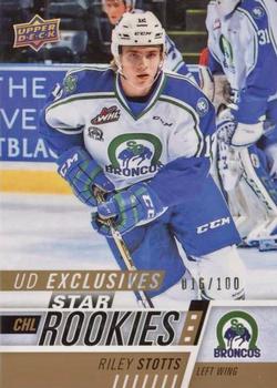 2017-18 Upper Deck CHL - UD Exclusives #321 Riley Stotts Front