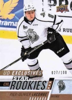 2017-18 Upper Deck CHL - UD Exclusives #337 Pier-Olivier Lacombe Front