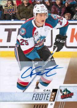 2017-18 Upper Deck CHL - Autographs #87 Cal Foote Front