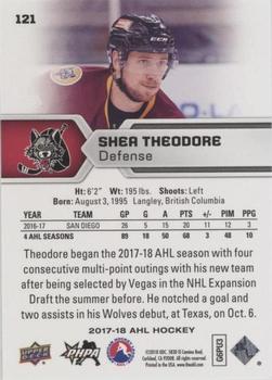 2017-18 Upper Deck AHL - Silver Foil #121 Shea Theodore Back