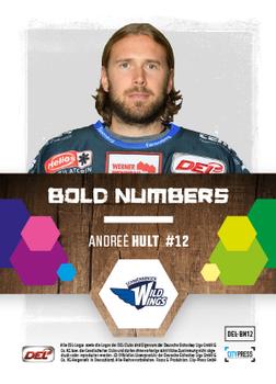 2017-18 Playercards (DEL) - Bold Numbers #DEL-BN12 Andree Hult Back