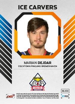 2017-18 Playercards (DEL) - Ice Carvers #DEL-IC03 Marian Dejdar Back