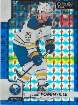 2017-18 O-Pee-Chee Platinum - Royal Blue Cubes #103 Jason Pominville Front