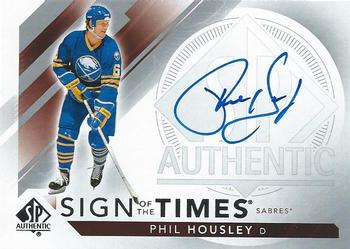 2017-18 SP Authentic - Sign of the Times #SOTT-PH Phil Housley Front