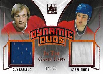 2017-18 Leaf In The Game Used - Dynamic Duos #DD-14 Guy Lafleur / Steve Shutt Front
