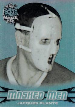 2017-18 Leaf Masked Men - Metal Masked Men #11 Jacques Plante Front